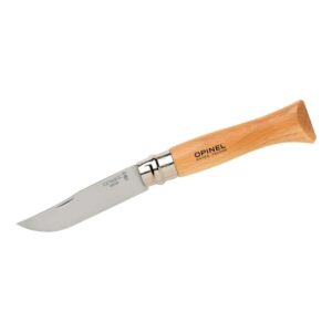 Opinel Taschenmesser mit Bucheholz Griff Größe No 09, rostfrei