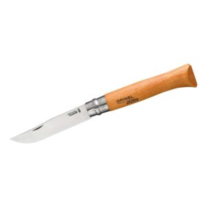 Opinel Taschenmesser mit Buchenholz Griff in Größe No 12, Carbon