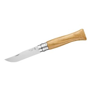 Opinel Taschenmesser No. 09 mit Eichenholz Griff und 12C27 Stahl