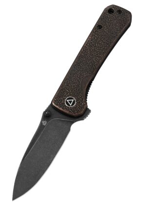 QSP Hawk Einhandmesser mit 14C28N Stahl und Kupfergriff