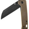 QSP Penguin Einhandmesser mit D2 Stahl und Messinggriff – Bild 4