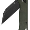 QSP Swordfish Einhandmesser mit Micarta - Griff in Grün – Bild 4