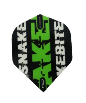 Red Dragon Flights Snakbite Grün breit 3 Stück