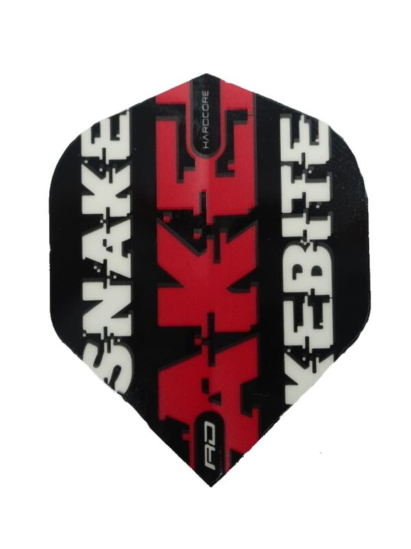 Red Dragon Flights Snakbite Rot breit 3 Stück