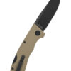 Schnitzel KVAR G10 Braun Taschenmesser mit Hosenclip – Bild 2