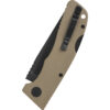 Schnitzel KVAR G10 Braun Taschenmesser mit Hosenclip – Bild 3