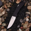 Schnitzel KVAR G10 Schwarz Taschenmesser mit Hosenclip – Bild 9