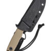Schnitzel TRI feststehendes Outdoormesser, G10, Sand – Bild 3