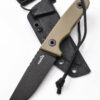 Schnitzel TRI feststehendes Outdoormesser, G10, Sand – Bild 5