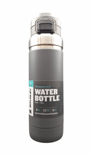 Stanley Quick Flip Water Bottle Isolierflasche 1,06 l grau