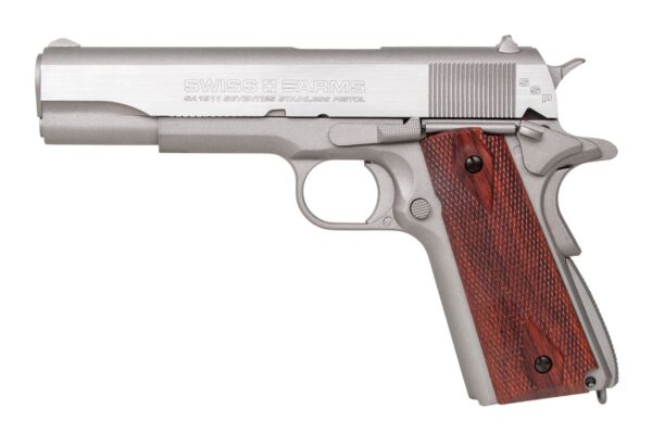 Swiss Arms SA1911 Luftpistole, Co², 4,5mm Diabolo, silber