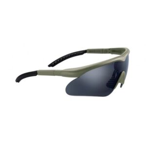 SwissEye Raptor Green Schutzbrille mit Wechselgläsern