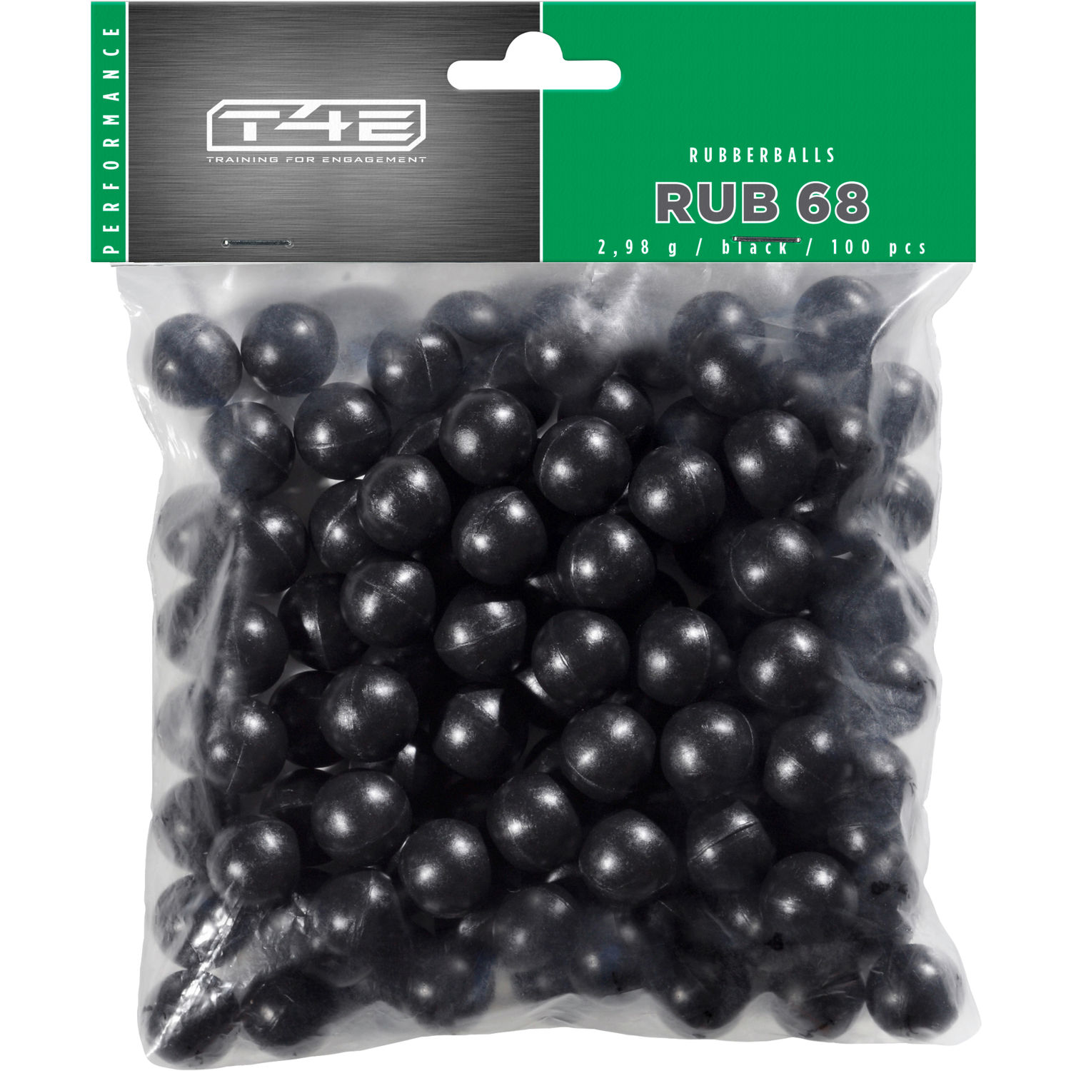 T4E Performance RUB 68 cal. .68,100 St., Polybeutel, 2,98 g, schwarz
