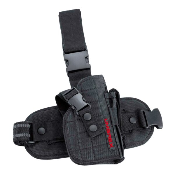 Umarex UTG Nylon Holster Schwarz Rechtshand für mittelgroße Pistolen