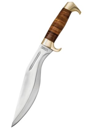 USMC Kukri Feststehendes Messer mit Messing Griff