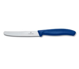 Victorinox Brotzeitmesser / Tomatenmesser in Blau