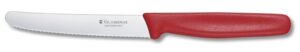 Victorinox Brotzeitmesser / Tomatenmesser in Rot