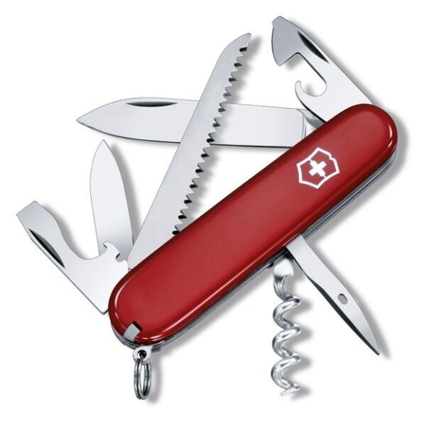 Victorinox Camper Taschenmesser mit 13 Funktionen in Rot