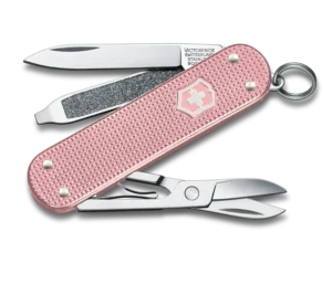 Victorinox Classic SD Alox Cotton Candy Taschenmesser für den Schlüsselbund in pink