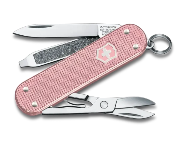 Victorinox Classic SD Alox Cotton Candy Taschenmesser für den Schlüsselbund in pink
