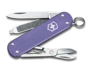 Victorinox Classic SD Alox Electric Lavender Taschenmesser für den Schlüsselbund in lila