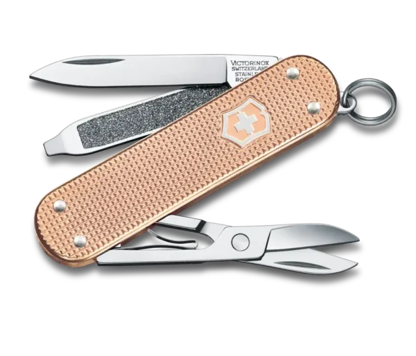 Victorinox Classic SD Alox Fresh Peach Taschenmesser für den Schlüsselbund in orange