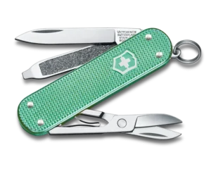 Victorinox Classic SD Alox Minty Mint Taschenmesser für den Schlüsselbund in Grün