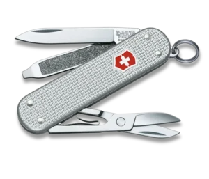Victorinox Classic SD Alox mit 5 Funktionen in silber