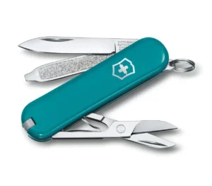 Victorinox Classic SD Taschenmesser mit 7 Funktionen in Türkis