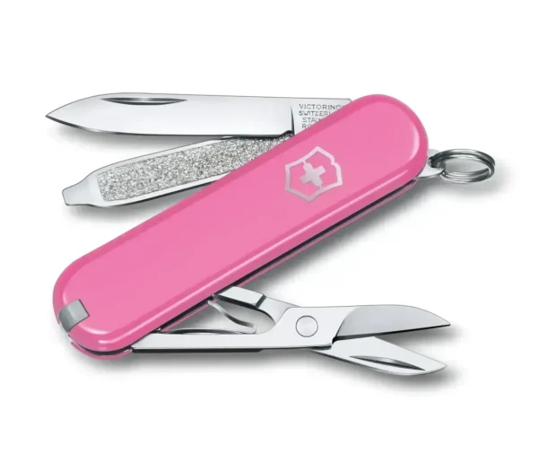 Victorinox Classic SD Taschenmesser mit 7 Funktionen in Pink