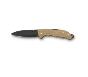 Victorinox Evoke BS Alox Einhandmesser mit Alox Griff in Tan