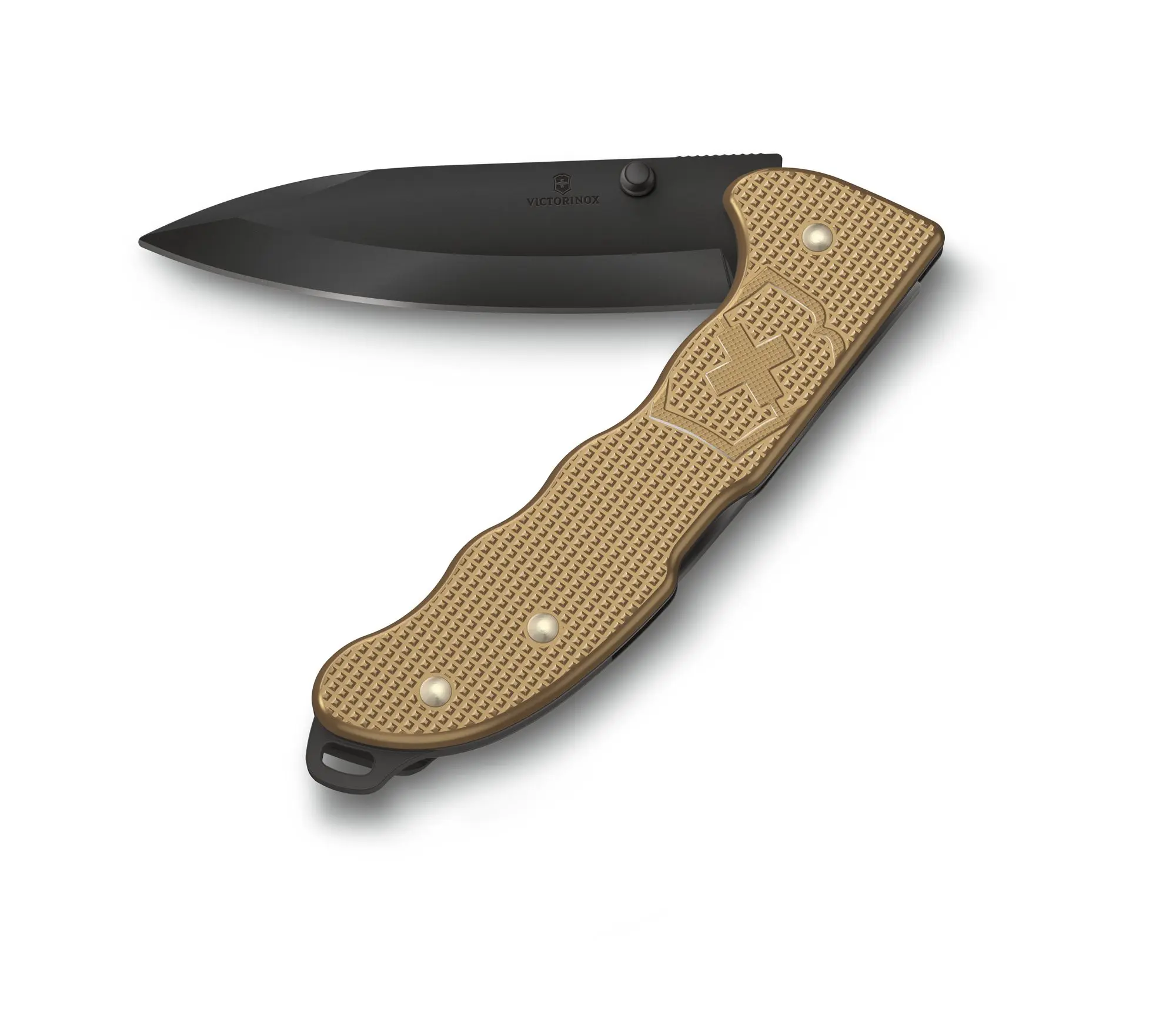 Victorinox Evoke BS Alox Einhandmesser mit Alox Griff in Tan – Bild 4