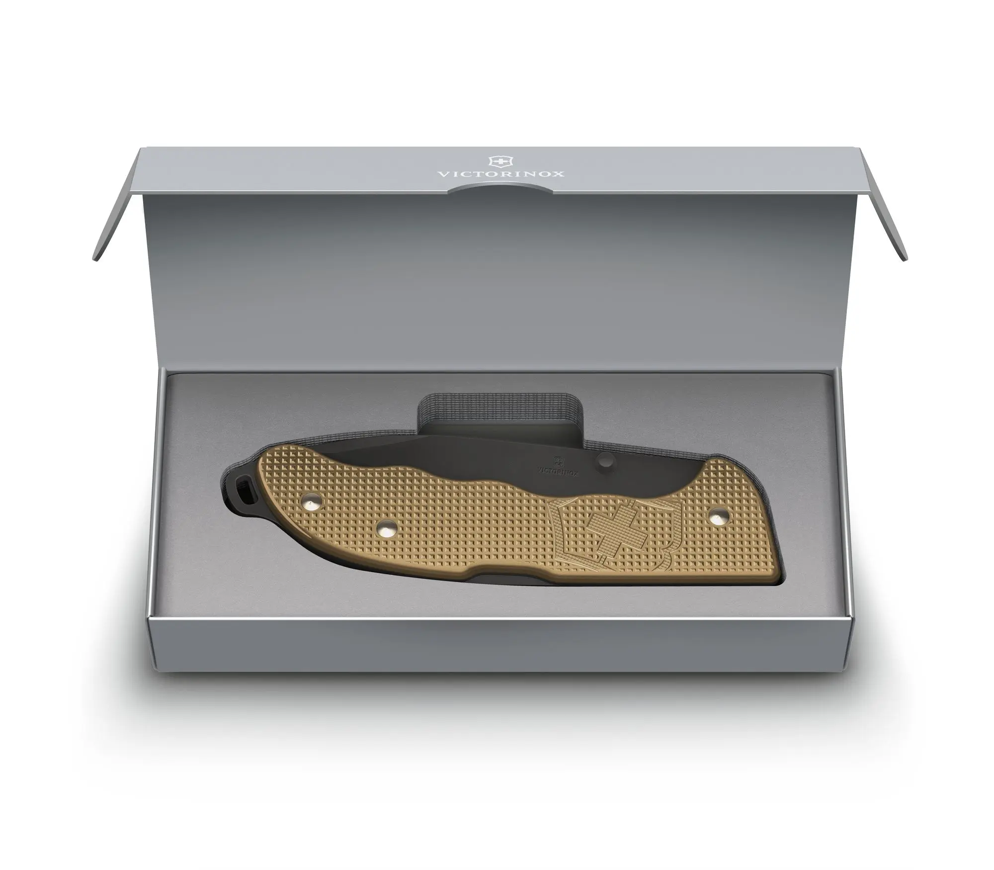 Victorinox Evoke BS Alox Einhandmesser mit Alox Griff in Tan – Bild 8