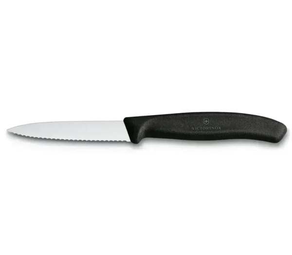 Victorinox Gemüsemesser mit Welle in Schwarz