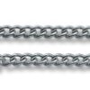Metall Messerkette, vernickelt, 40cm – Bild 2
