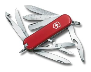 Victorinox Mini-Champ Taschenmesser mit 18 Funktionen in rot
