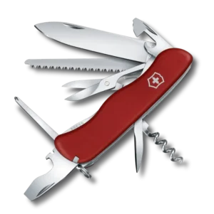 Victorinox Outrider mit 14 Funktionen und feststellbarer Klinge in rot