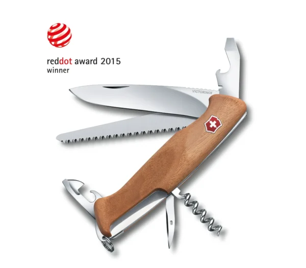 Victorinox Ranger Wood 55 Taschenmesser mit 10 Funktionen in Walnussholz