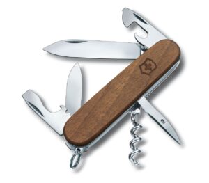 Victorinox Spartan Taschenmesser mit 10 Funktionen in Walnussholz