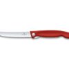 Victorinox Swiss Classic faltbares Gemüse- / Brotzeitmesser mit rot Griffschalen – Bild 2