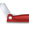 Victorinox Swiss Classic faltbares Gemüse- / Brotzeitmesser mit rot Griffschalen – Bild 4