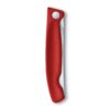 Victorinox Swiss Classic faltbares Gemüse- / Brotzeitmesser mit rot Griffschalen – Bild 6