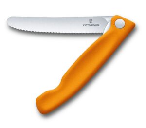 Victorinox Swiss Classic faltbares Gemüse- / Brotzeitmesser in orange
