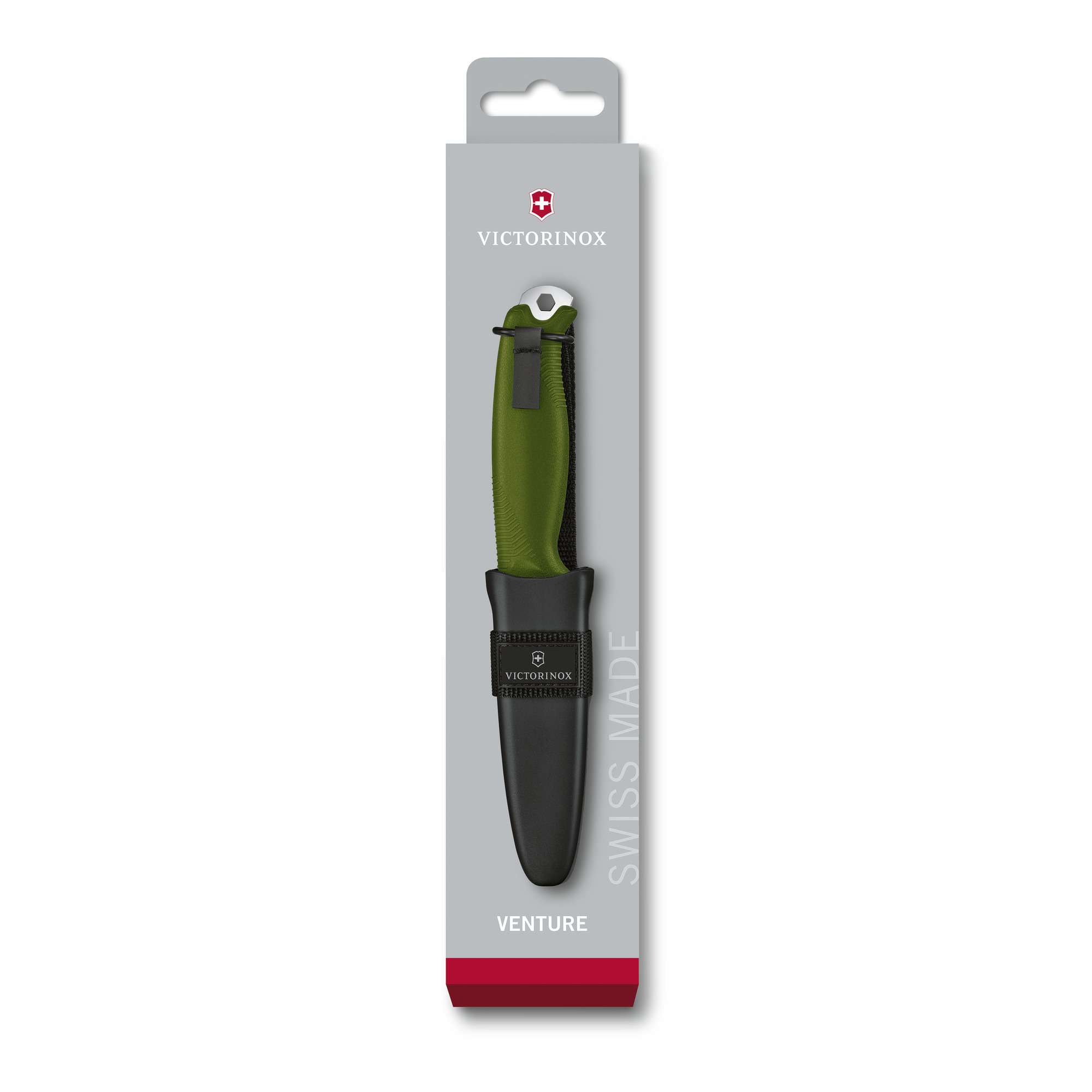 Victorinox Venture Olivgrün feststehendes Messer mit Scheide – Bild 4