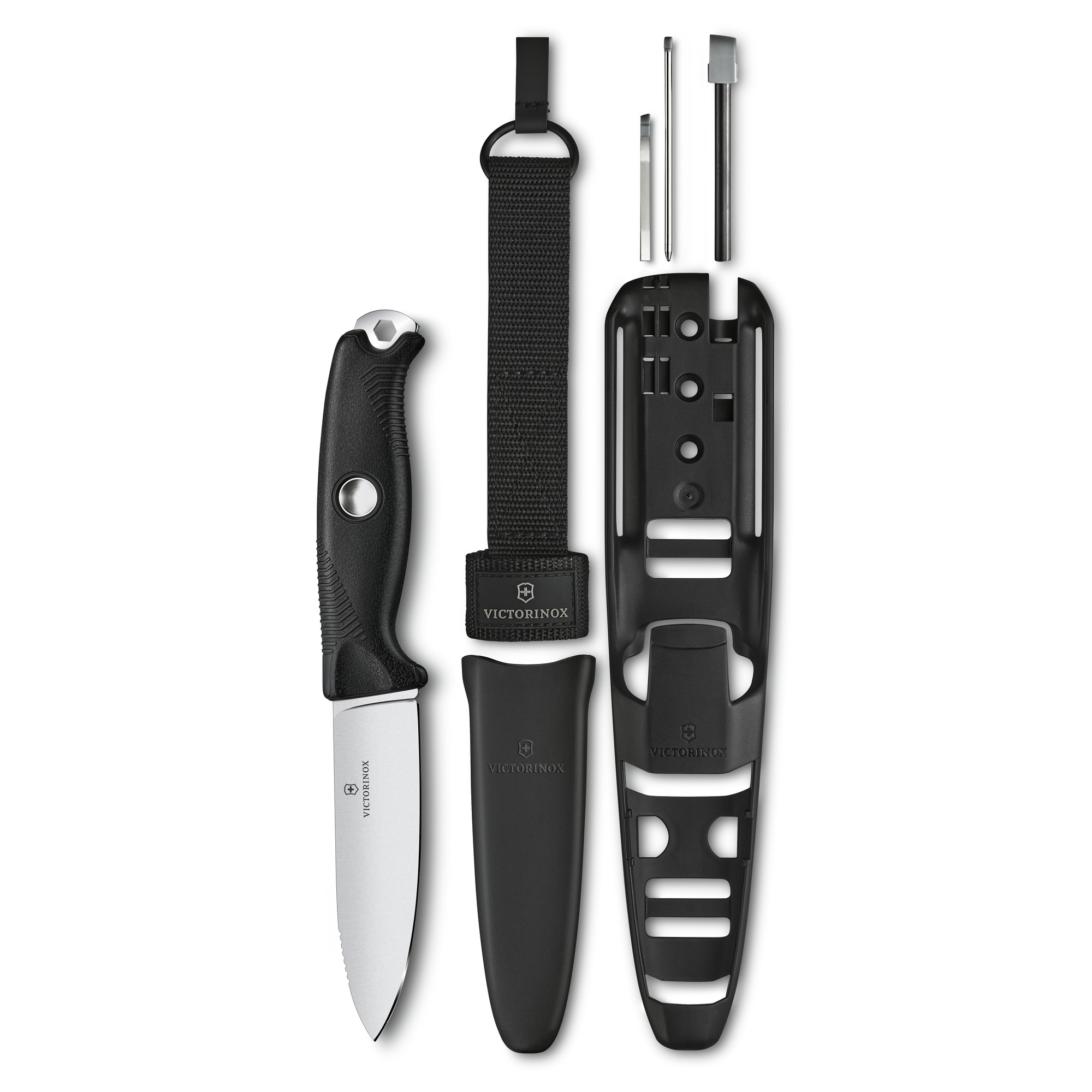 Victorinox Venture PRO Schwarz feststehendes Messer mit Scheide und Zubehör – Bild 4