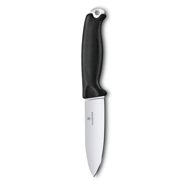 Viktorinox Venture Schwarz feststehendes Messer mit Scheide