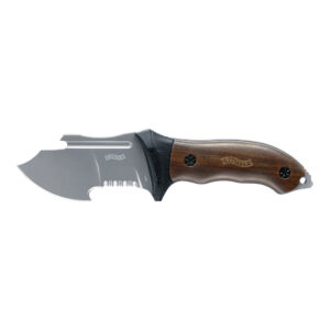 Walther FTK Feststehendes Messer mit Walnuss Griff