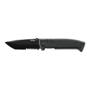 Walther PDP Taschenmesser mit Tanto/Welle Klinge und G10 Griff