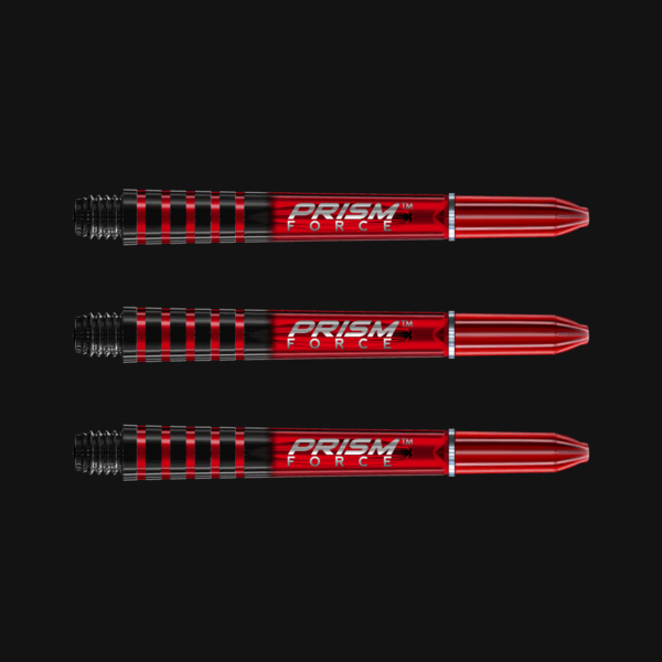 Winmau Schaft Medium Prism Force Rot 3 Stück