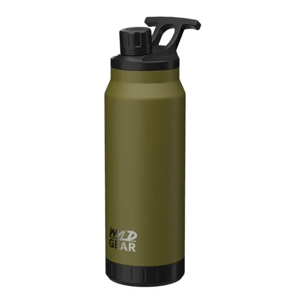 Wyld Mag Flask (1005 ml), Grün, 34 OZ, 18/8 Edelstahl